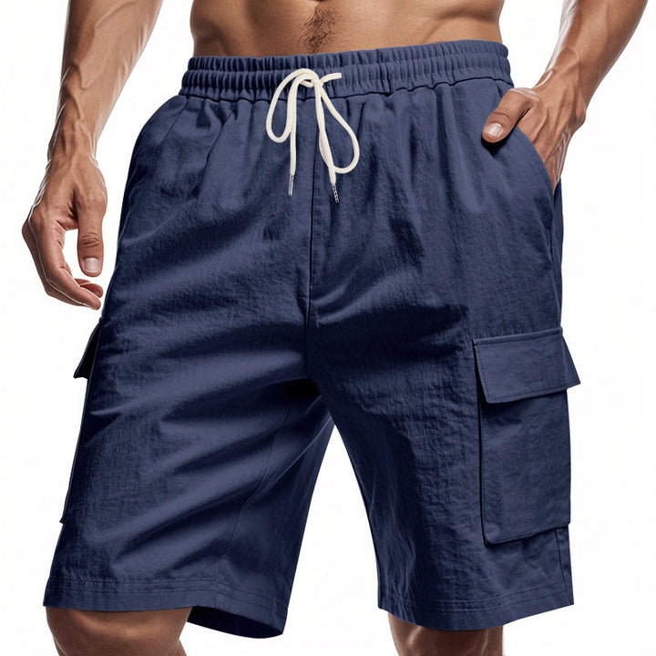 Thijs | Heren Cargo Elastische Taille Korte Broek