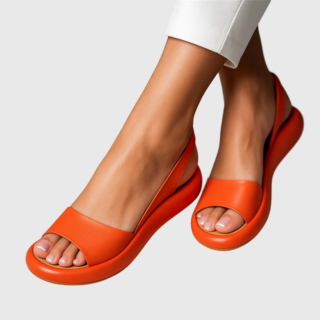 Vera | Dames Trendy Bubble-Platform Slingback Sandalen
