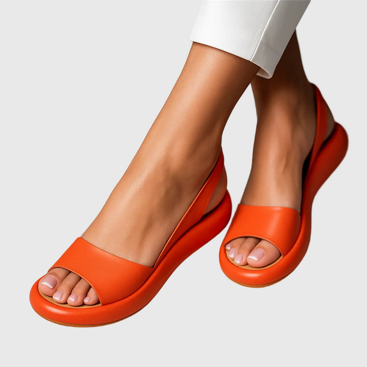 Vera | Dames Trendy Bubble-Platform Slingback Sandalen
