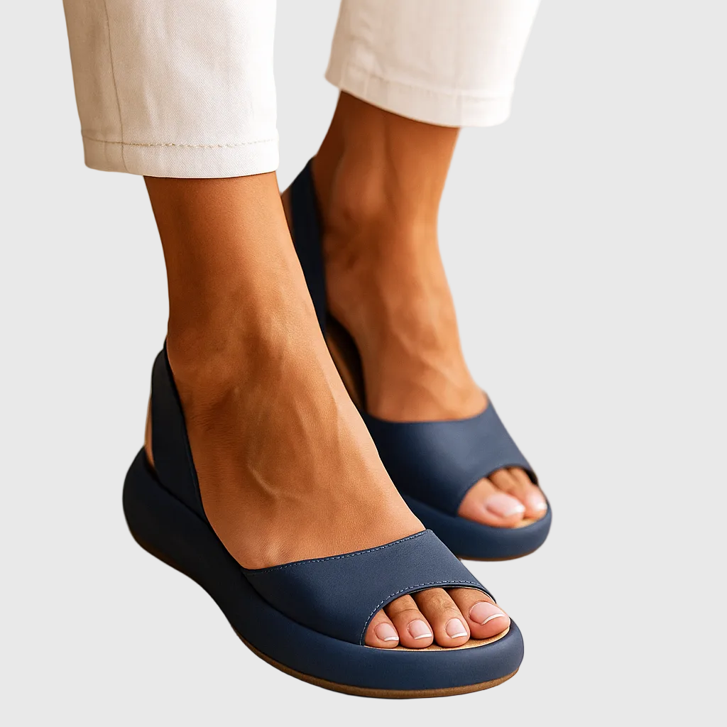Vera | Dames Trendy Bubble-Platform Slingback Sandalen