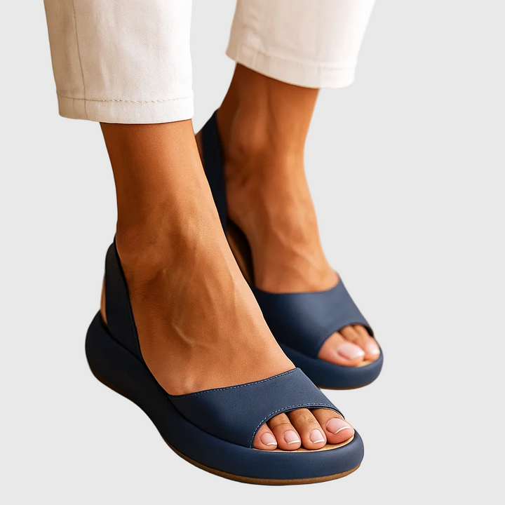 Vera | Dames Trendy Bubble-Platform Slingback Sandalen