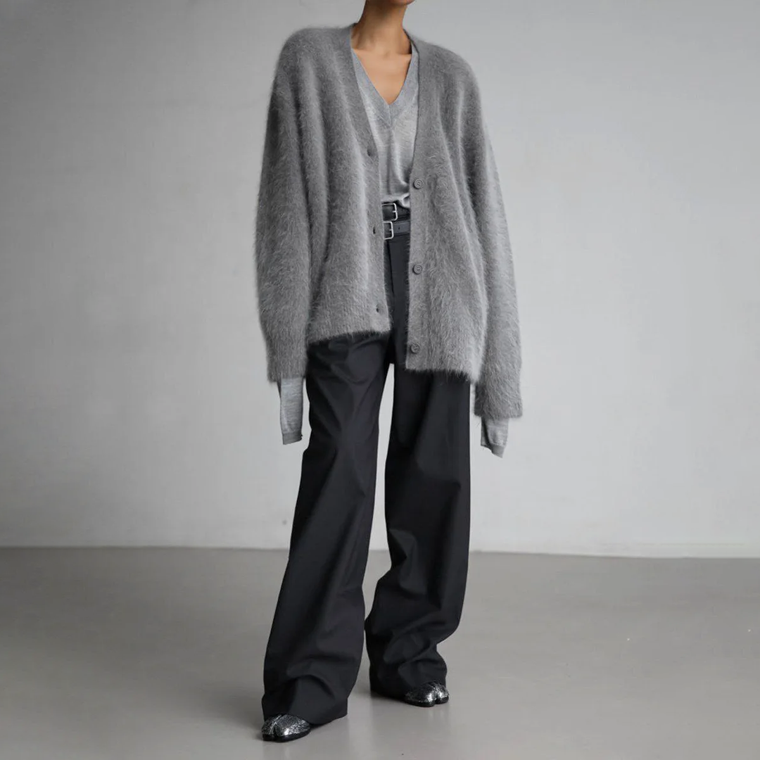 Amara vest volledige look met wijde broek